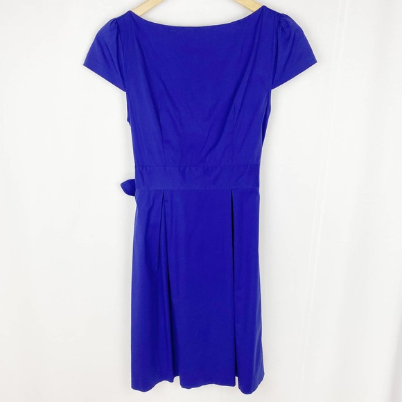 Theory Dress Analba Blue Poplin 4 - Picture 2 of 11